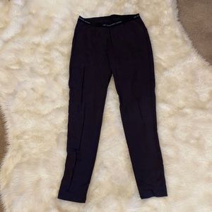 Icebreaker Merino Wool Dark Purple Leggings M